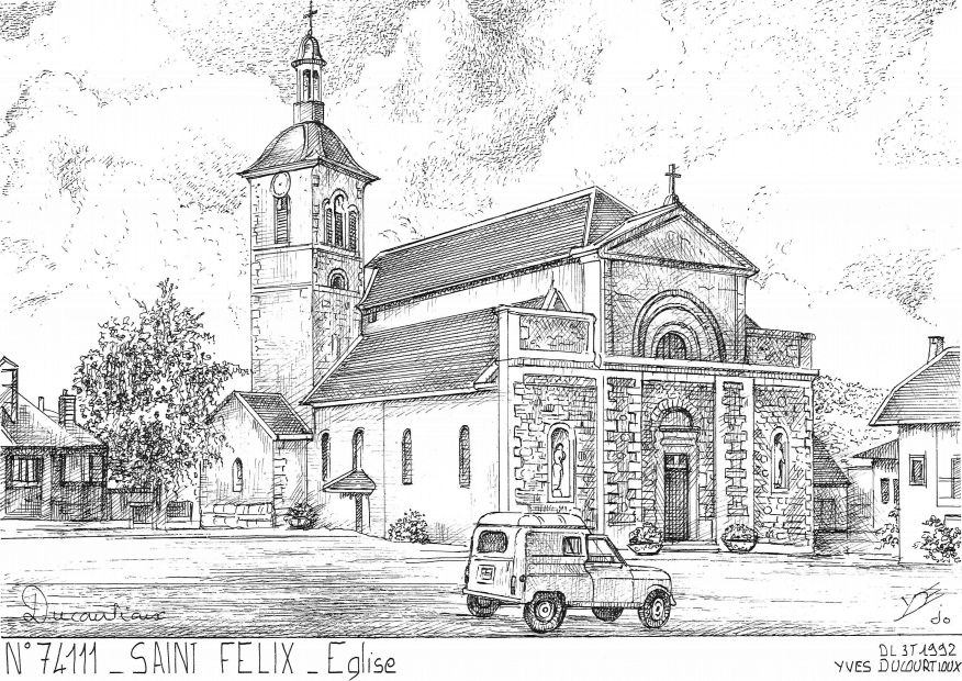 N 74111 - ST FELIX - église